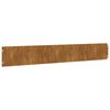 vidaXL Bordes de césped acero corten flexible 50 piezas 15x103 cm
