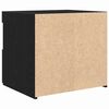 vidaXL Armario de Noche con caj&oacute;n 2 pcs Roble Negro 50 x 40 x 45 cm
