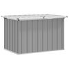 vidaXL Caja de almacenaje para jard&iacute;n gris 109x67x65 cm