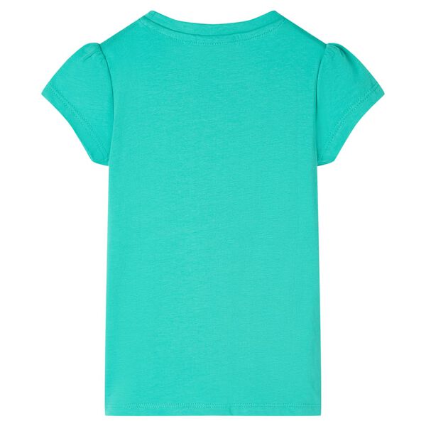 Camiseta infantil verde menta 92