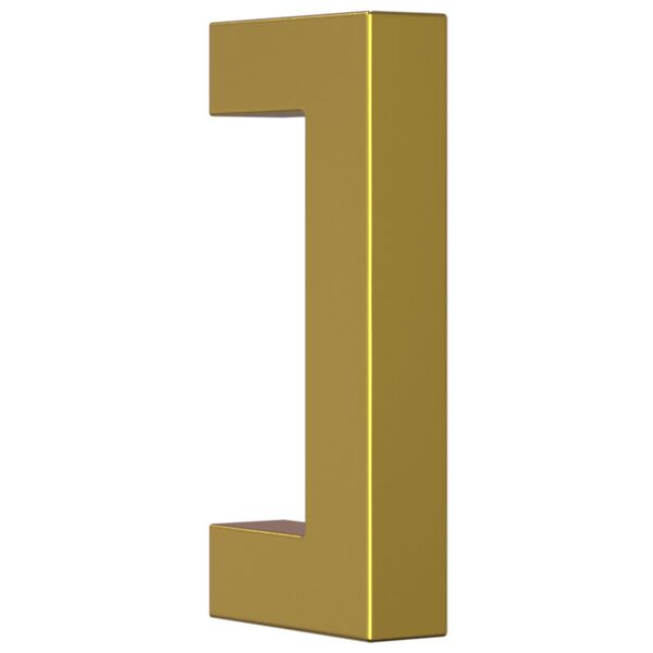 vidaXL Tiradores para armarios 10 uds acero inoxidable dorado 64 mm