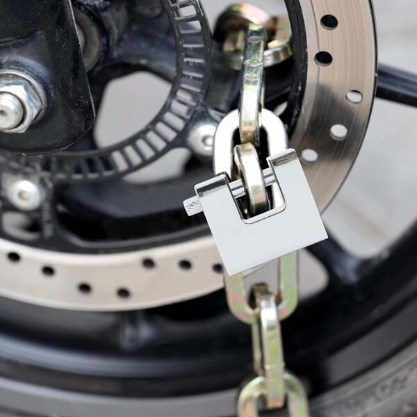 vidaXL Candado 2 pcs Plateado 5 x 1,9 x 4,5 cm Hierro