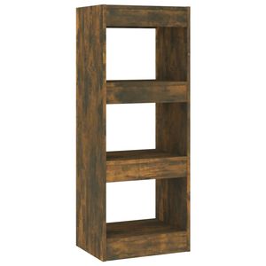 vidaXL Estanter&iacute;a/divisor madera ingenier&iacute;a roble ahumado 40x30x103 cm
