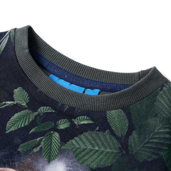 Sudadera infantil caqui oscuro 116