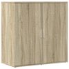 vidaXL Aparadores 2 uds madera de ingeniería roble Sonoma 79x38x80 cm