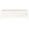 vidaXL Arriate elevado de jard&iacute;n madera de pino blanco 119,5x40x39 cm