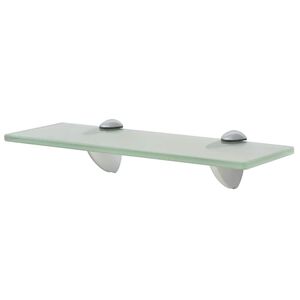 vidaXL Estante flotante de cristal 30x10 cm 8 mm