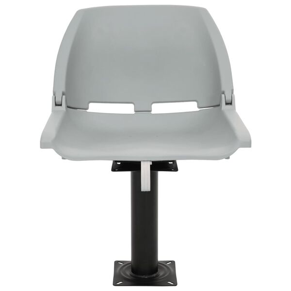 vidaXL Asiento para barco con pedestal giratorio 360&deg;