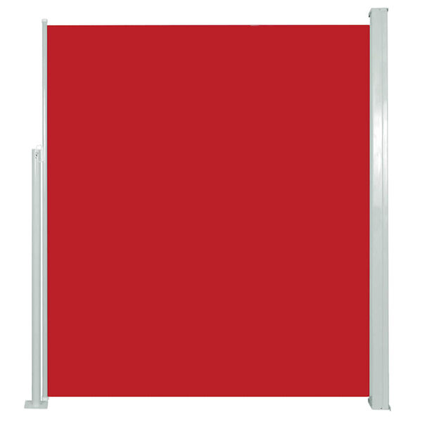 vidaXL Toldo lateral retráctil 120x300 cm rojo