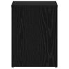 vidaXL Armario de Noche 2 pcs Roble Negro 40 x 30 x 40 cm