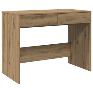 vidaXL Escritorio de madera de ingenier&iacute;a roble artisan 101x50x76,5 cm
