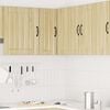 vidaXL Mueble cocina esquina pared Lucca roble sonoma