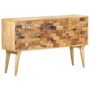 vidaXL Aparador de madera maciza de mango 120x30x70 cm