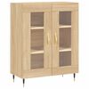 vidaXL Aparador de madera de ingenier&iacute;a roble Sonoma 69,5x34x90 cm