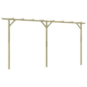 vidaXL P&eacute;rgola de jard&iacute;n de madera 410x40x203 cm