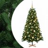 vidaXL &Aacute;rbol de Navidad artificial con bolas 120 cm 150 LED