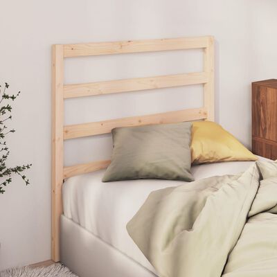 vidaXL Cabecero de cama madera maciza de pino 95x4x100 cm