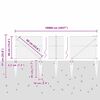 vidaXL Poste de Valla Verde 100 x 0,4 m (malla de 25 mm) Acero y PVC