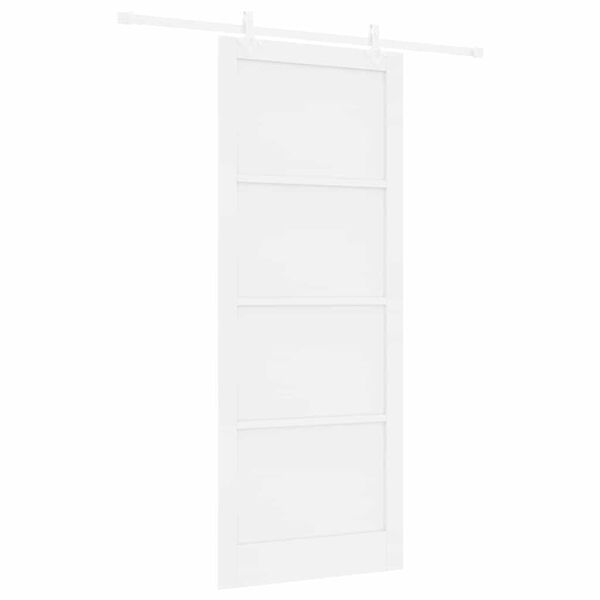 vidaXL Puerta Corredera 93 x 232 cm Madera de pino macizo
