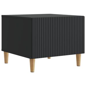 vidaXL Mesa de Caf&eacute; Negro 49 x 50 x 40 cm Madera de Ingenier&iacute;a