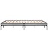 vidaXL Estructura cama madera ingenier&iacute;a metal gris Sonoma 140x200 cm
