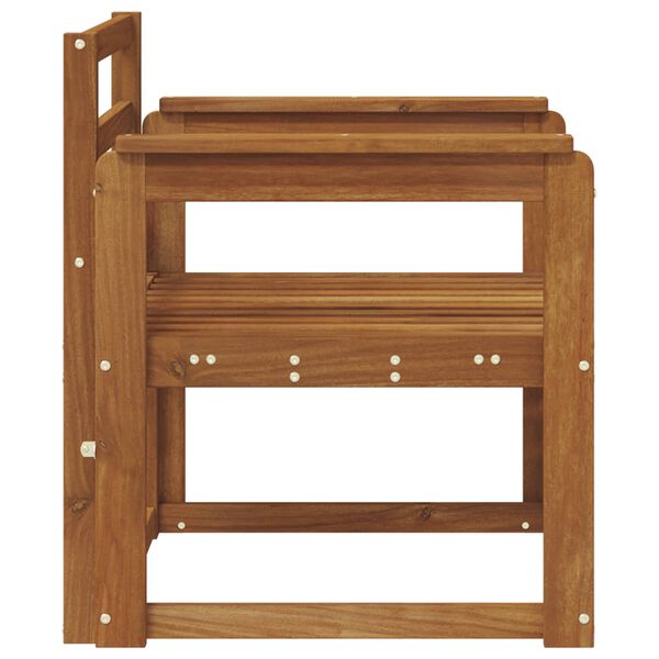 vidaXL Sof&aacute; de exterior Madera de Acacia S&oacute;lida Natural