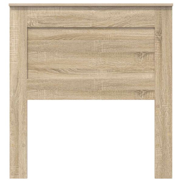 vidaXL Cabecero con cabecera Roble Sonoma 100 cm Madera contrachapada