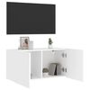 vidaXL Mueble para TV de pared blanco 80x30x41 cm