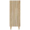 vidaXL Aparador madera contrachapada roble sonoma 34,5x32,5x90 cm