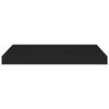 vidaXL Estantes flotantes de pared 2 uds MDF negro 60x23,5x3,8 cm