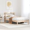 vidaXL Estructura de cama sin colch&oacute;n madera maciza de pino 90x200 cm