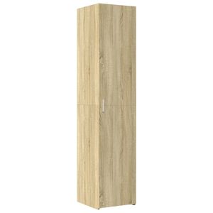 vidaXL Aparador de madera de ingeniería roble Sonoma 40x42,5x185 cm