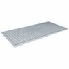 vidaXL Rejilla Plateado 100 x 50 x 2 cm