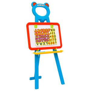 vidaXL Caballete para ni&ntilde;os 2-1 con pizarra y tablero
