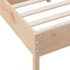 vidaXL Estructura de cama sin colch&oacute;n madera maciza de pino 120x190 cm