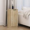 vidaXL Aparador de madera contrachapada roble Sonoma 30x30x70 cm