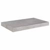 vidaXL Estante flotante de pared gris hormig&oacute;n MDF 50x23x3,8 cm