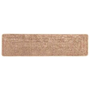 vidaXL Pasillo de alfombra MARSA Marr&oacute;n 50 x 300 cm Poli&eacute;ster y PVC