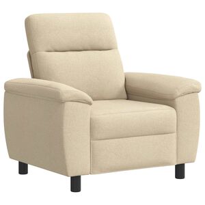 vidaXL Sof&aacute; Crema 95 x 90 x 95 cm Tela