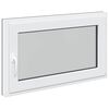 vidaXL Ventana de s&oacute;tano RISOR 100 x 60 cm PVC y vidrio Gris antracita