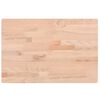 vidaXL Encimera de ba&ntilde;o madera maciza de haya 60x40x2,5 cm