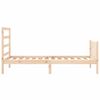 vidaXL Estructura de cama sin colch&oacute;n madera maciza de pino 90x190 cm