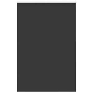 vidaXL Estor Enrollable Opaco negro 155x210 cm Tela Ancho 151,6 cm