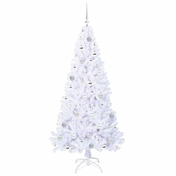 vidaXL &Aacute;rbol de Navidad artificial con 300 LED 180 cm PVC y Acero