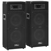 vidaXL Altavoces escenario profesional HiFi pasivos 2 uds 1000W negro