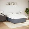 vidaXL Estructura de cama sin colchón terciopelo gris oscuro 140x190cm