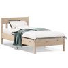 vidaXL Estructura de cama sin colch&oacute;n madera maciza de pino 90x190 cm