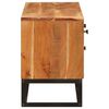 vidaXL Mueble de TV Natural 110 x 30 x 44 cm Madera de Acacia S&oacute;lida