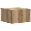 vidaXL Mesita de Noche de Pared Roble artisan 33 x 34,5 x 20 cm