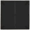 vidaXL Set de muebles jard&iacute;n 5 pzas con cojines rat&aacute;n sint&eacute;tico negro